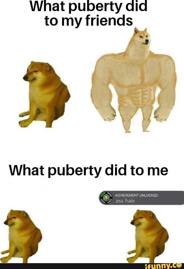 What puberty did to my friends What puberty did to me - iFunny