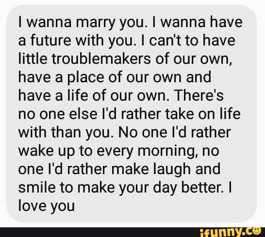 i wanna be with you future
