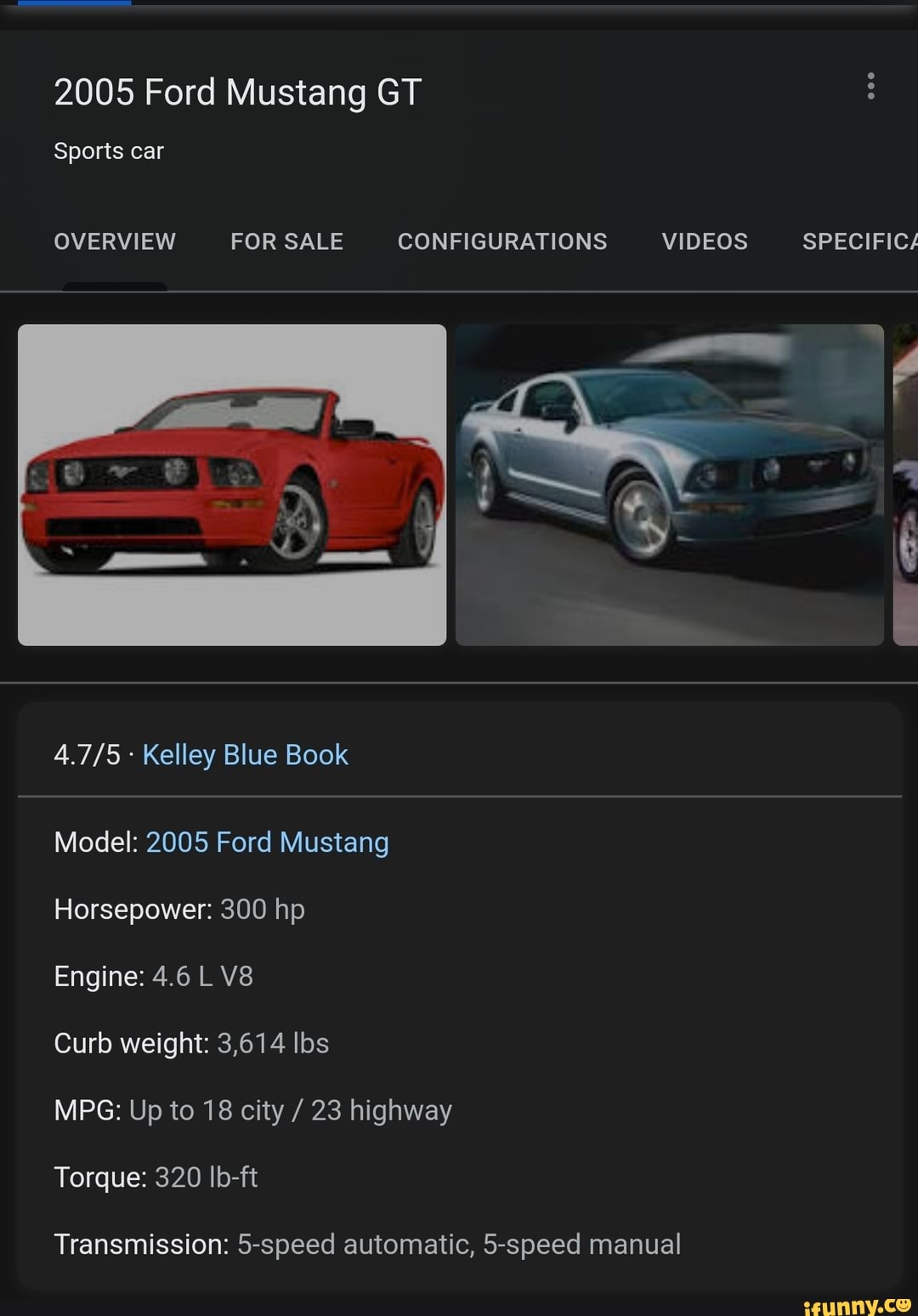 2005 Mustang Gt Curb Weight