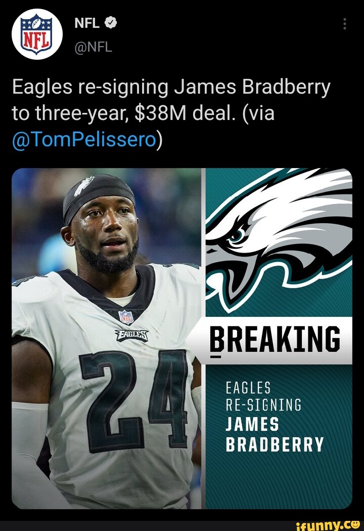 Eagles To Sign James Bradberry