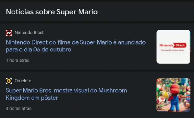 Nintendo Direct do filme de Super Mario é anunciado para o dia 06 de  outubro - Nintendo Blast