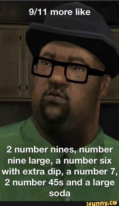A number nine large
