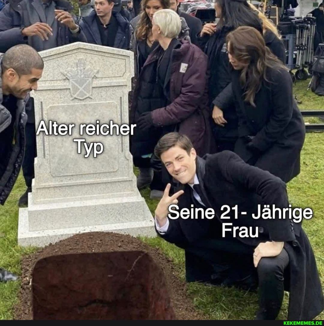 Alter reicher
Typ
Seine 21- Jährige
Frau