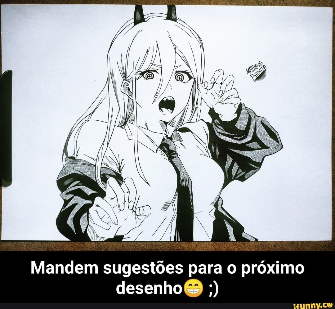 Mandem sugestões para o próximo desenho