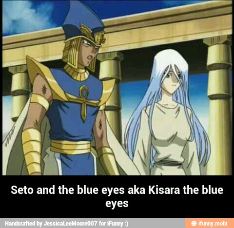 Seto and the blue eyes aka Kisara the blue
eyes - Seto and the blue eyes aka Kisara the blue eyes