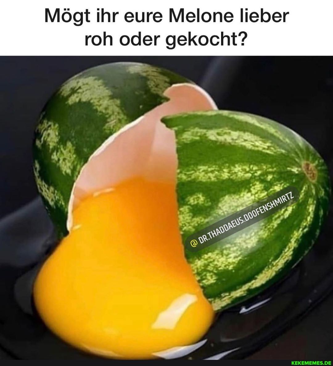 Mögt ihr eure Melone lieber roh oder gekocht?