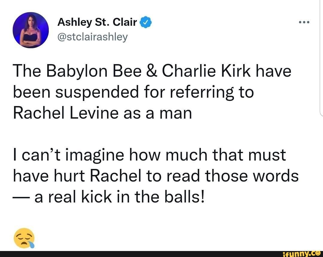 Ashley St. Clair stclairashley The Babylon Bee & Charlie Kirk have