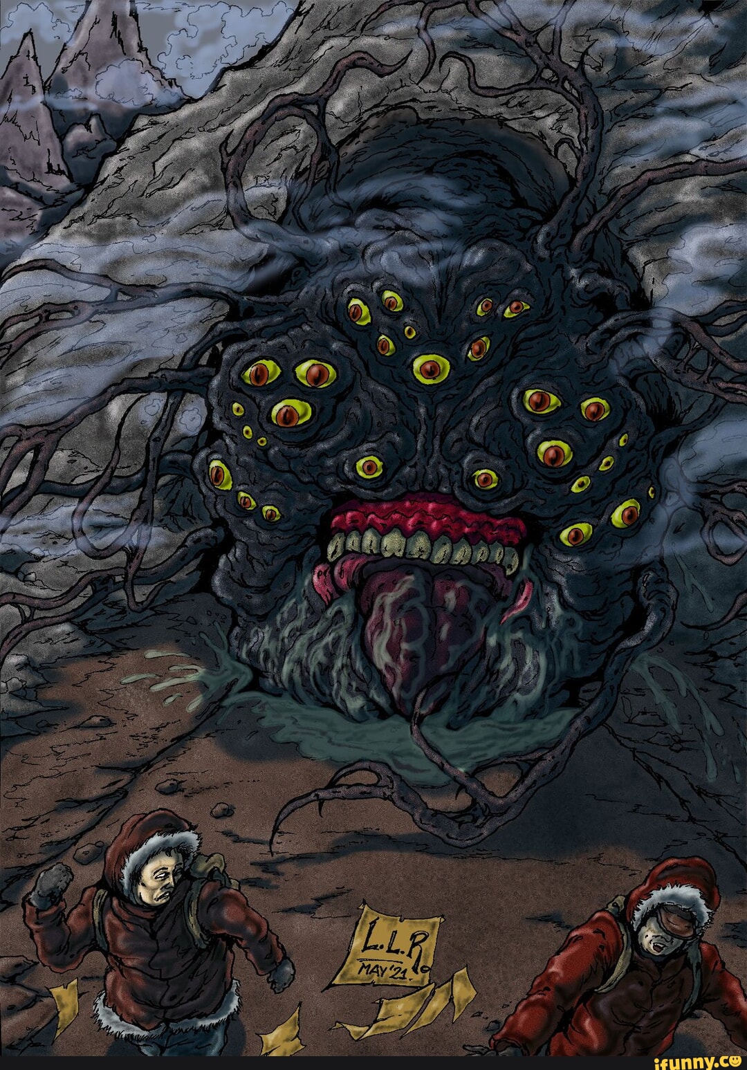 Shoggoth memes. Best Collection of funny Shoggoth pictures on iFunny