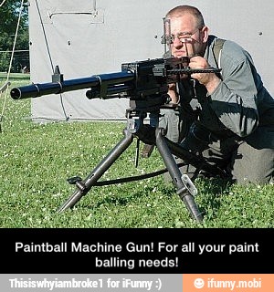 Paintball Machine Gun! For all your paint balling needs!