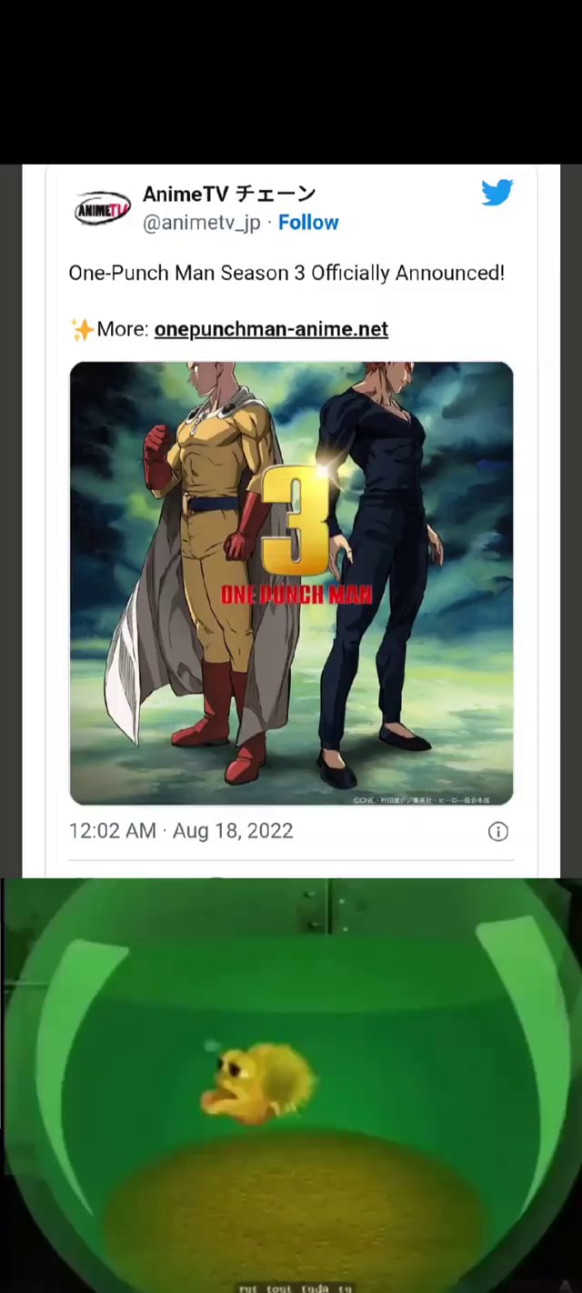 One Punch Man Season 3 Release Date, Is It Coming Out In 2022?