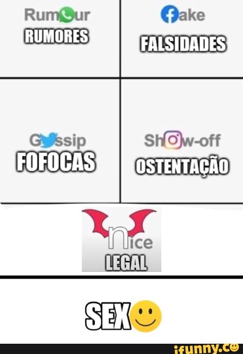 RumfBur
RUMORES FALSIDADES
OSTENTAÇÃO