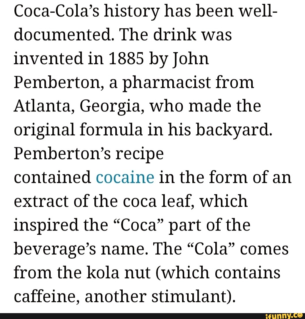 The History of Coca-Cola and John Pemberton