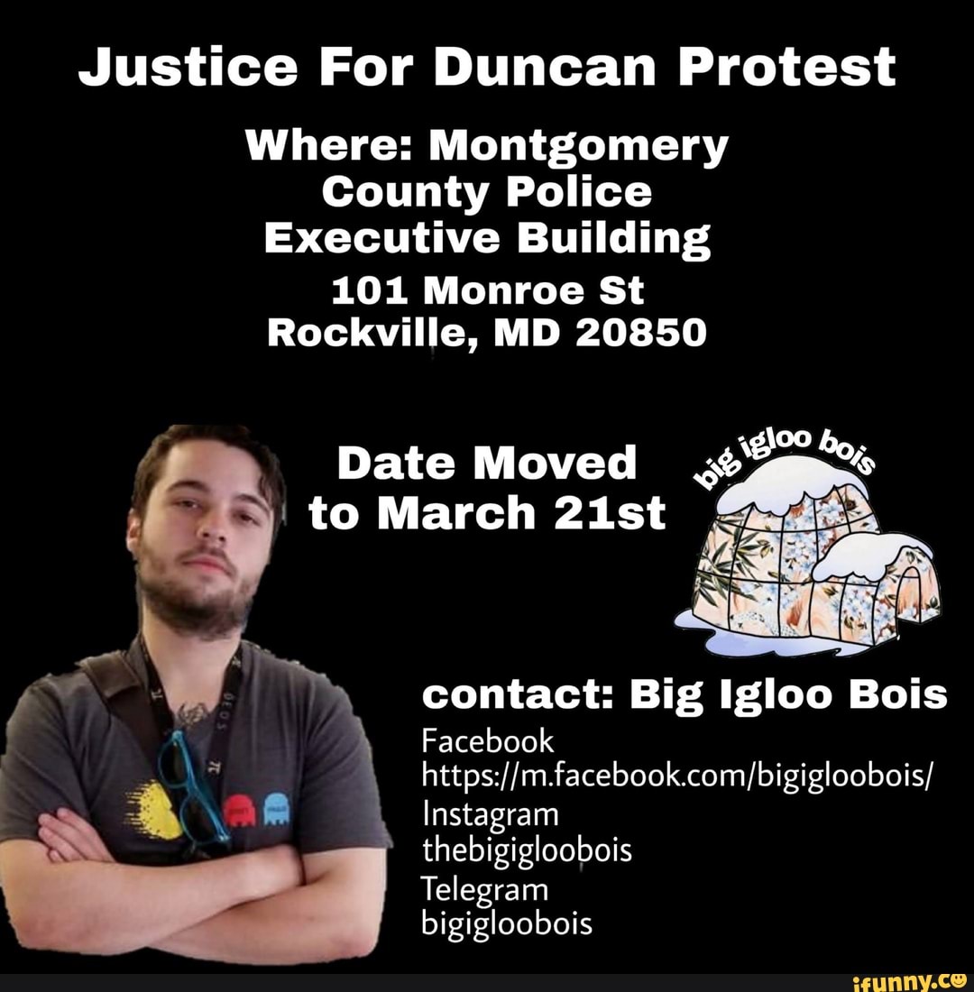 Justice For Duncan Protest Where Montgomery County Police Executive justice-for-duncan-protest-where-montgomery-county-police-executive