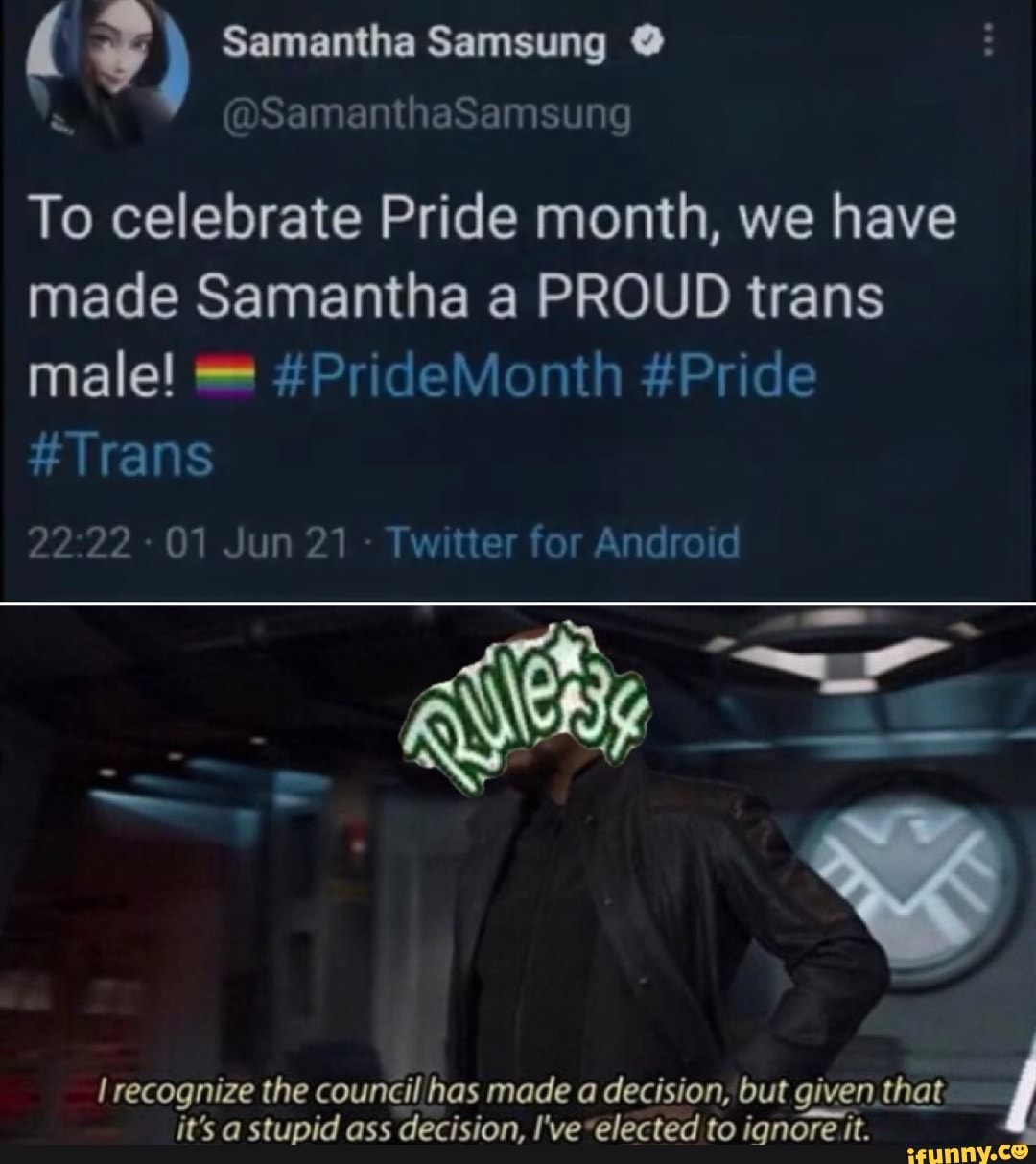 ( Samantha Samsung @ @SamanthaSamsung To celebrate Pride month, we have ...