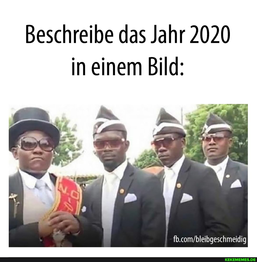 Beschreibe das Jahr 2020 in einem Bild:
IN.
