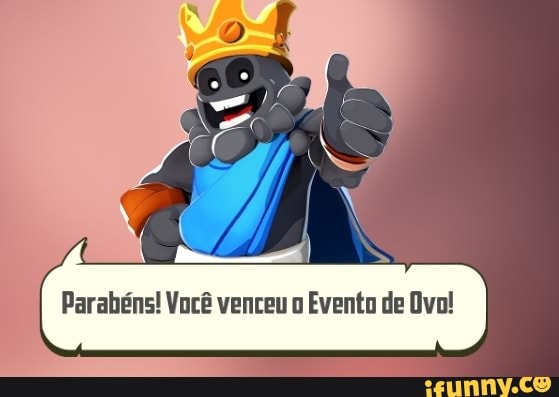 Parabéns! Você venceu Evento de Ovo!