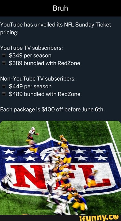 's NFL Sunday Ticket Pricing Unveiled