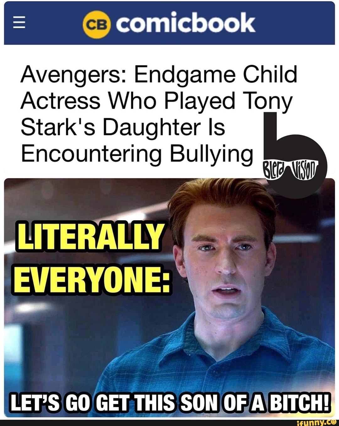Avengers: Endgame Child Actress Who Played Tony Stark's Daughter Is LET