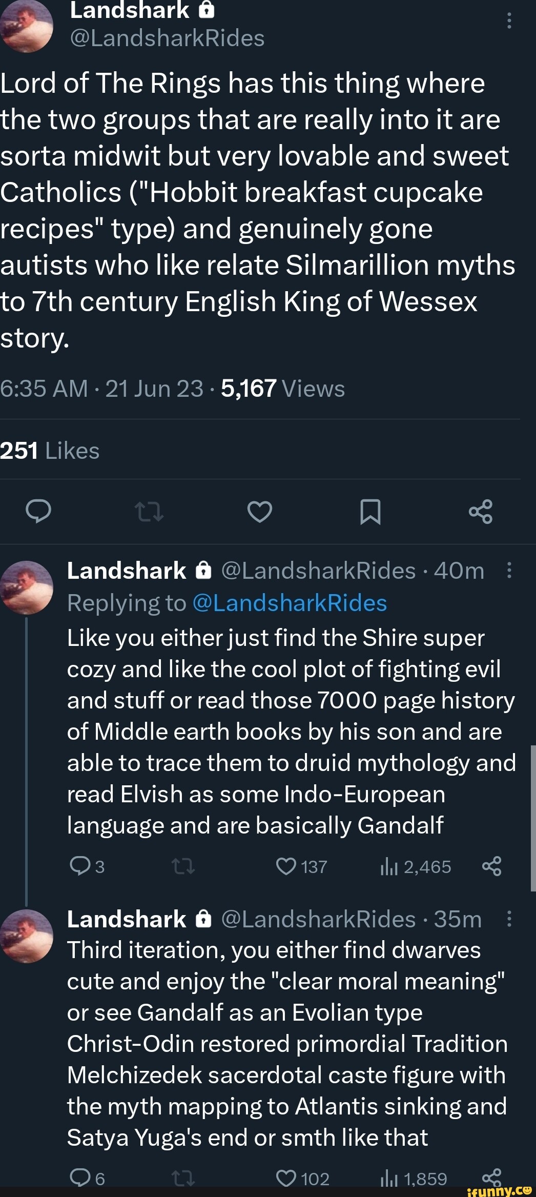 Landsnark LandsharkRides Lord of The Rings has this thing where the