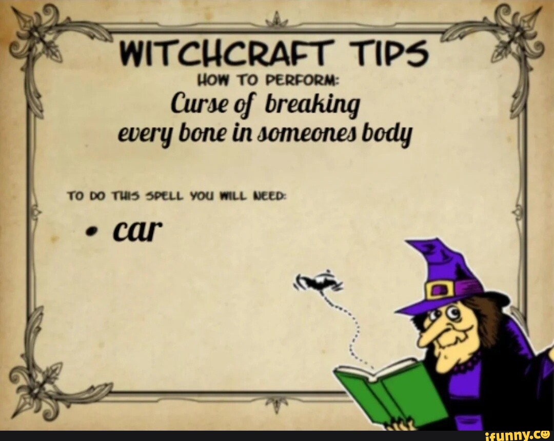 "WITCHCRAFT HOW TO PERFORM Curse of breaking every bone in someones body TO DO THIS SPELL YOU