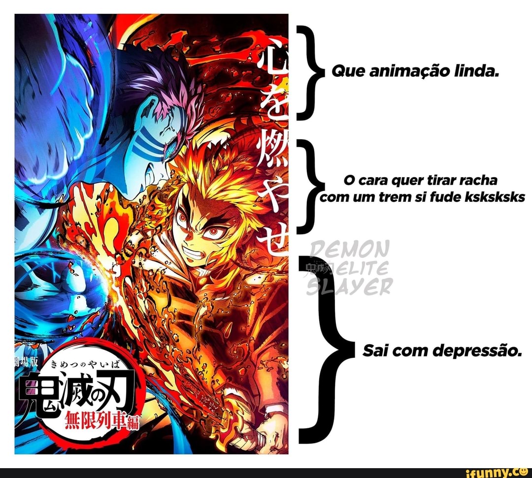 Que animação linda.
O cara quer tirar racha com um trem si fude ksksksks
Sai com depressão.