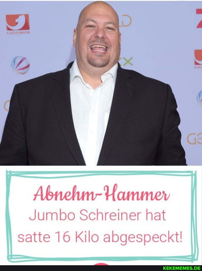 Jumbo Schreiner hat satte 16 Kilo abgespeckt!