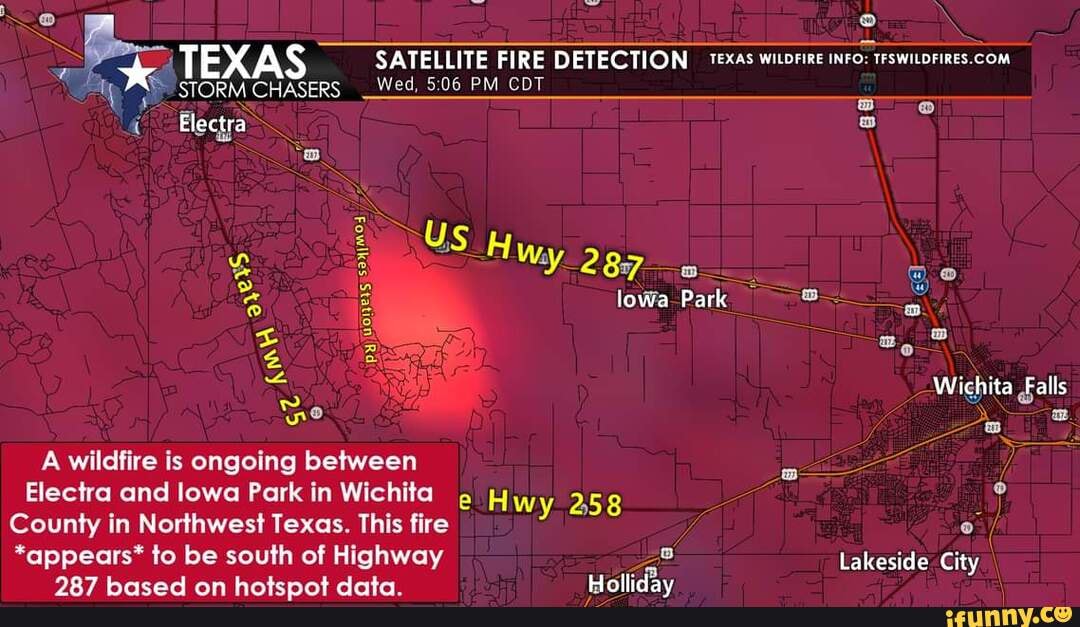 E SATELLITE FIRE DETECTION TEXAS WILDFIRE INFO STORM CHASERS _Wed