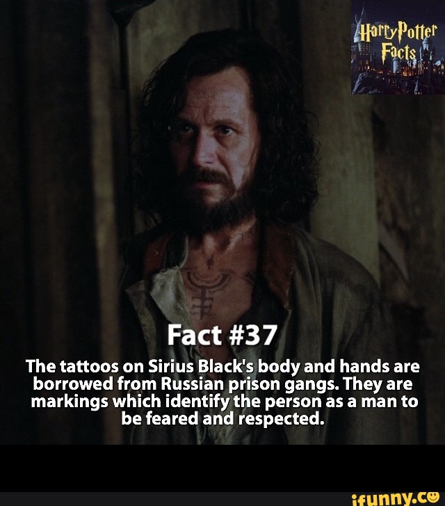 Sirius black prison tattoos.