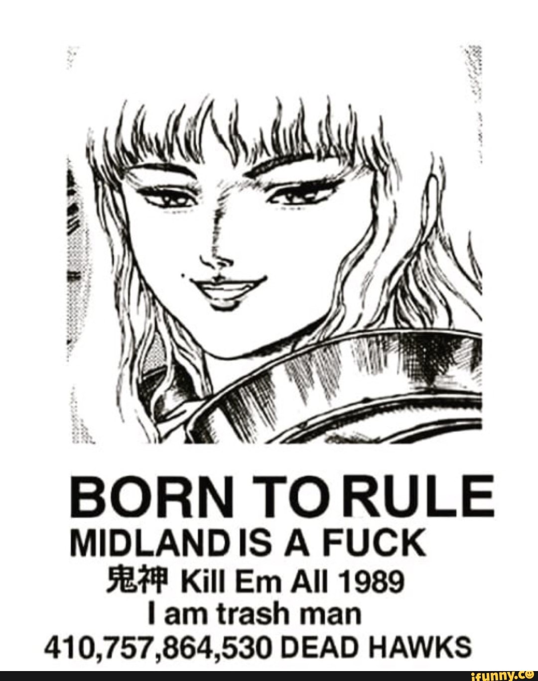 <b>BORN</b> <b>TO</b> RULE MIDLAND IS A FUCK mm <b>Kill</b> Em All 1989 I am trash man 410,757,8...