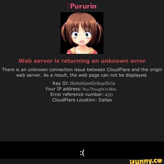 Pururin Web server is returning an unknown error There is an unknown connec...