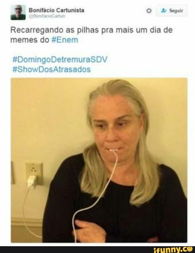 2
Recarregando as pilhas pra mais um dia de
memes do #Ene