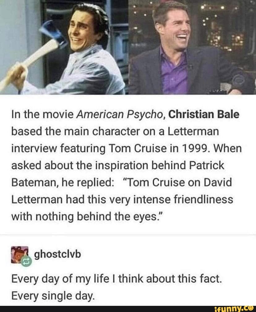tom cruise letterman interview american psycho