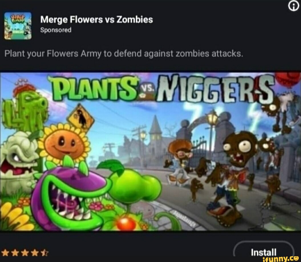 Merge Flowers vs Zombies Sponsored Plant your Flowers Army to defend
