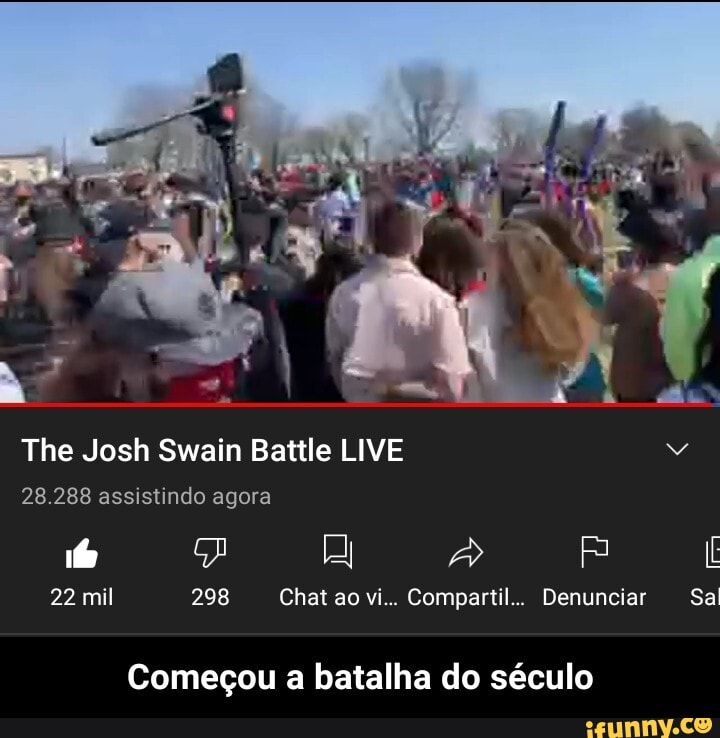 The Josh Swain Battle LIVE
28.288 assistindo agora
22 mil 298 Chat ao vi... Compartil.. Denunciar Sal
Começou a batalha do século - Começou a batalha do século
