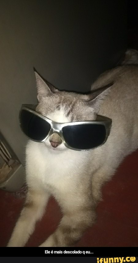 Ele é mais descolado q eu...