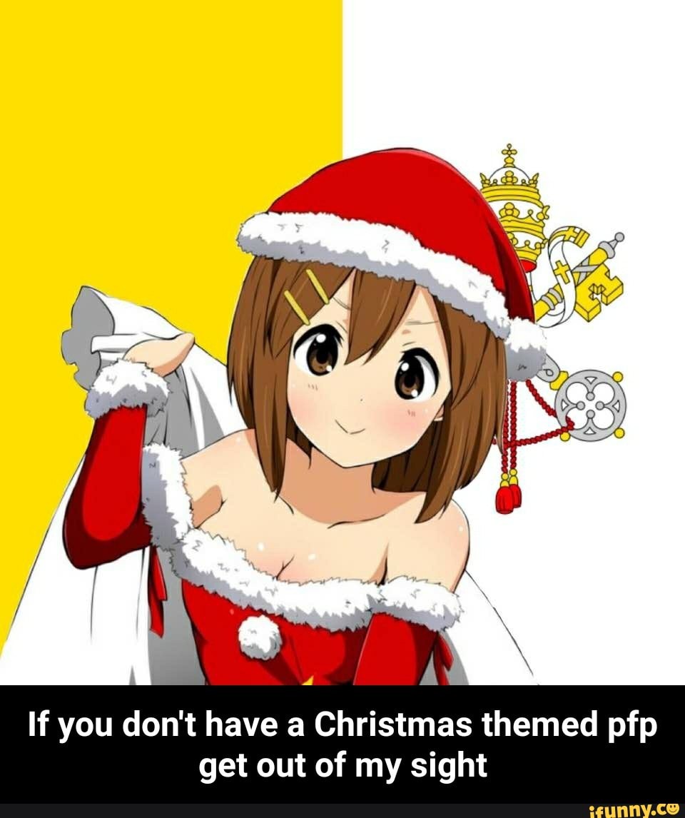 Cute Christmas Anime Girl Pfp