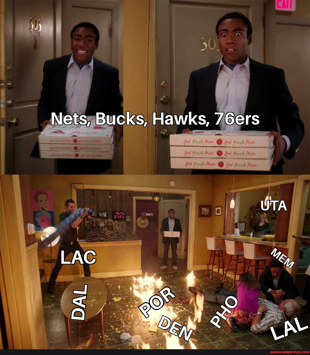 Nets, Bucks, Hawks, 76ers
LAC
DAL
UTA