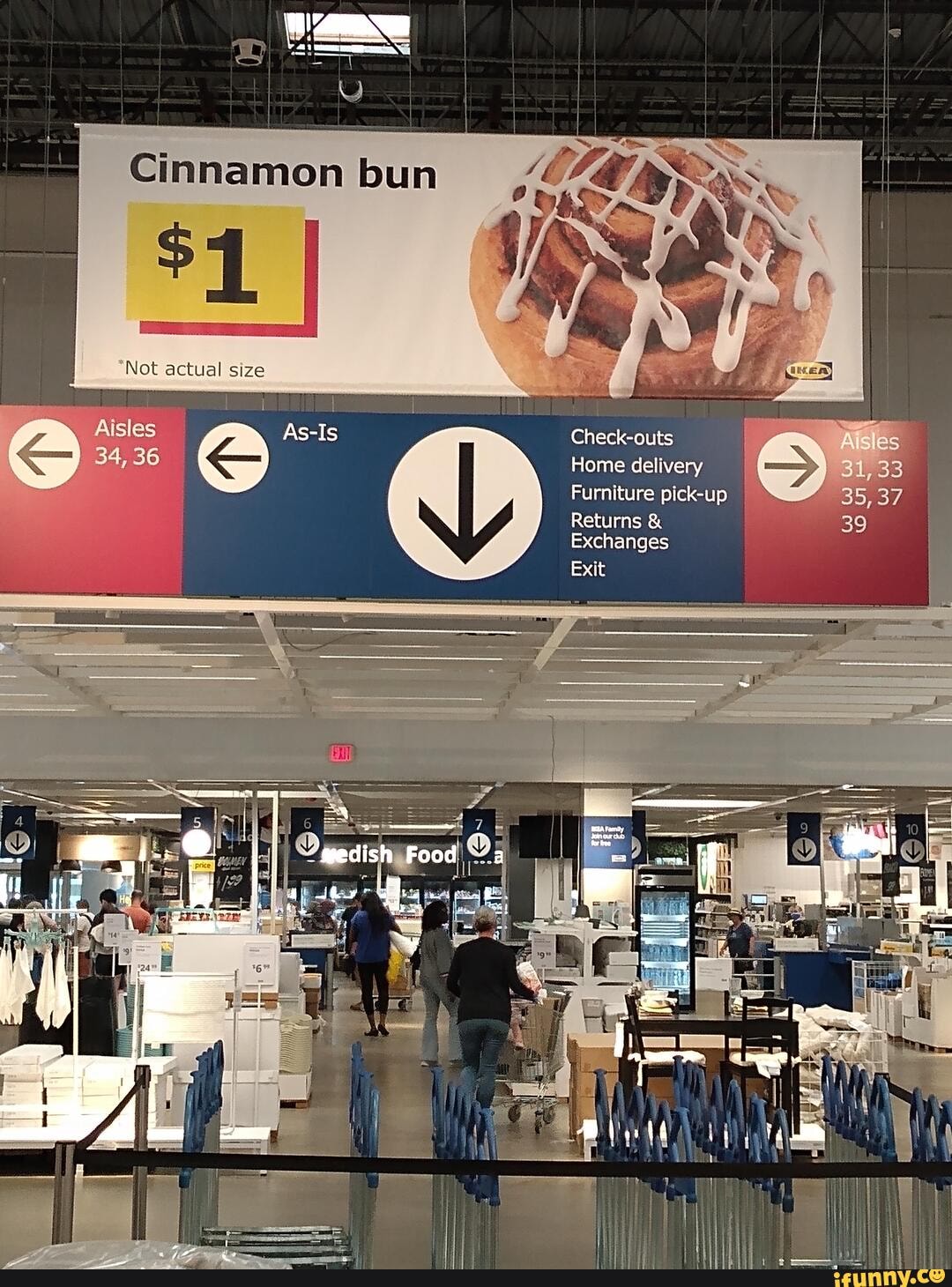 Cinnamon bun Not actual size AsIs Ais les 34, 36 Checkouts Home