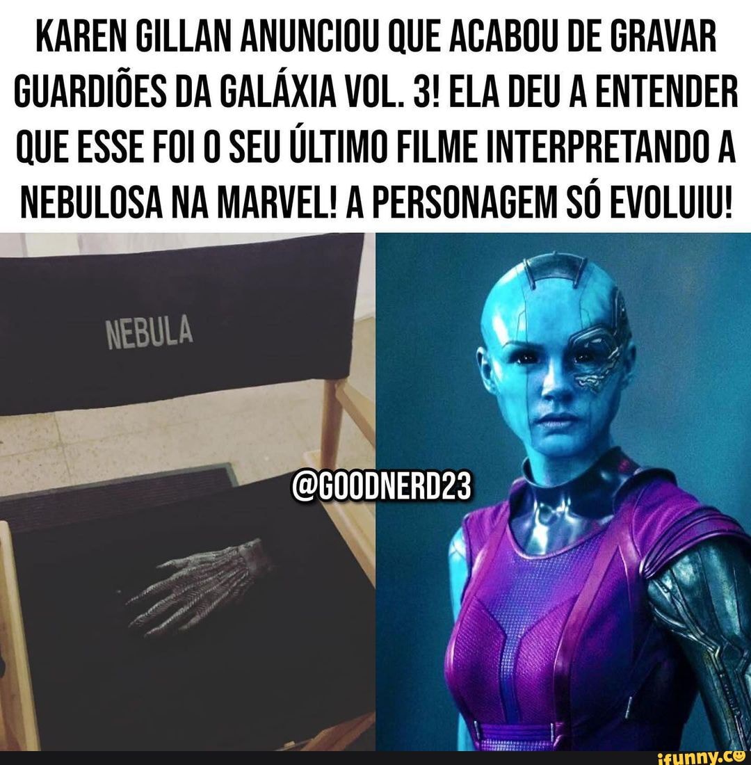 Karen Gillan Anunciou Que Agabou De Gravar GuardiÕes Da GalÁxia Vol 3