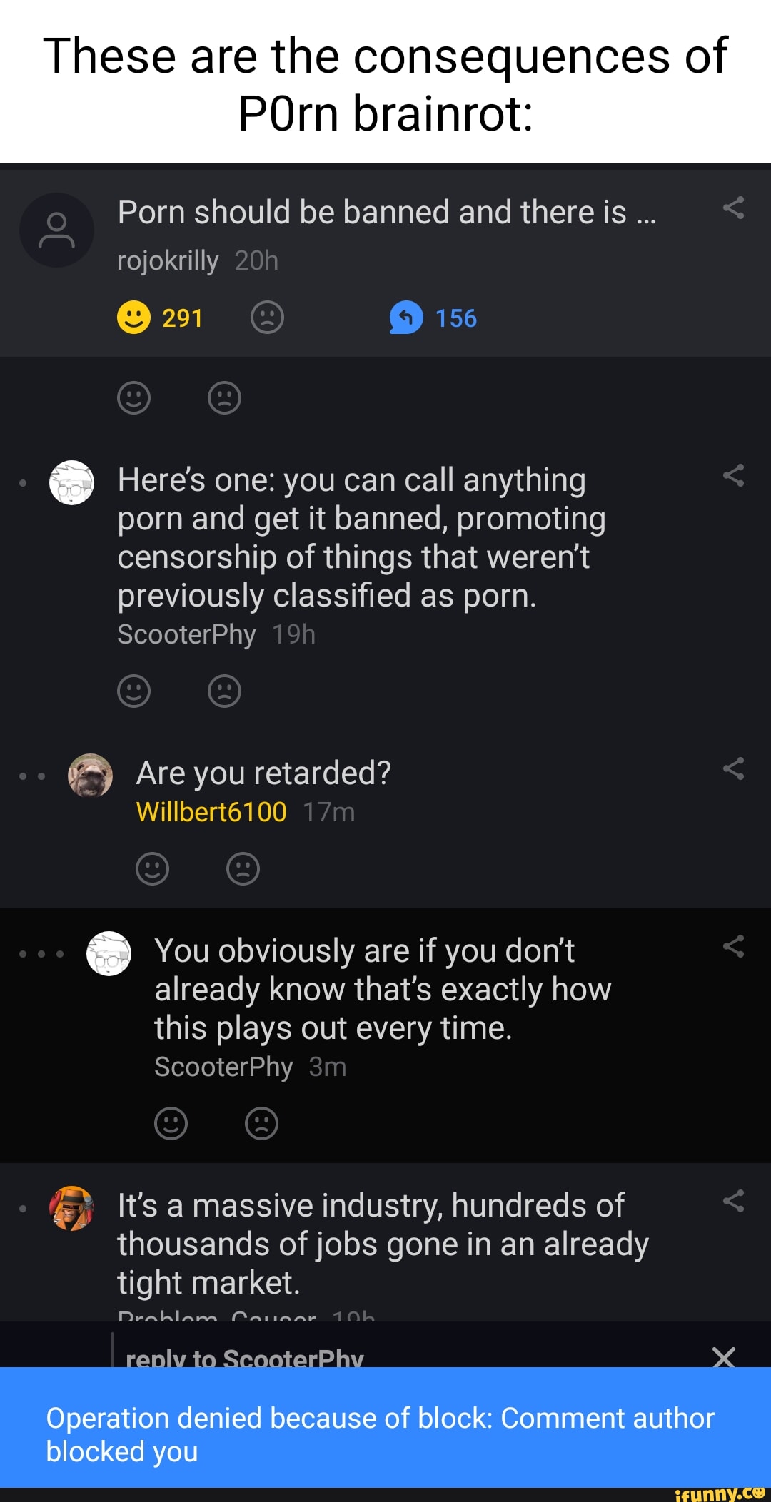 These are the consequences of POrn brainrot: Porn should be banned and  there is rojokrilly 20