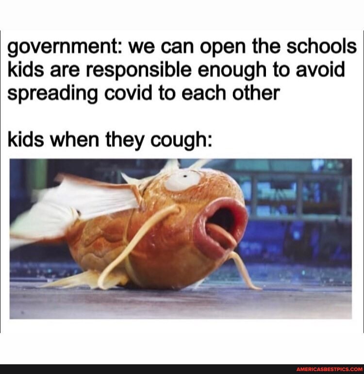 government: we can open the schools kids are responsible enough to avoid spreading covid to each other
kids when they cough: