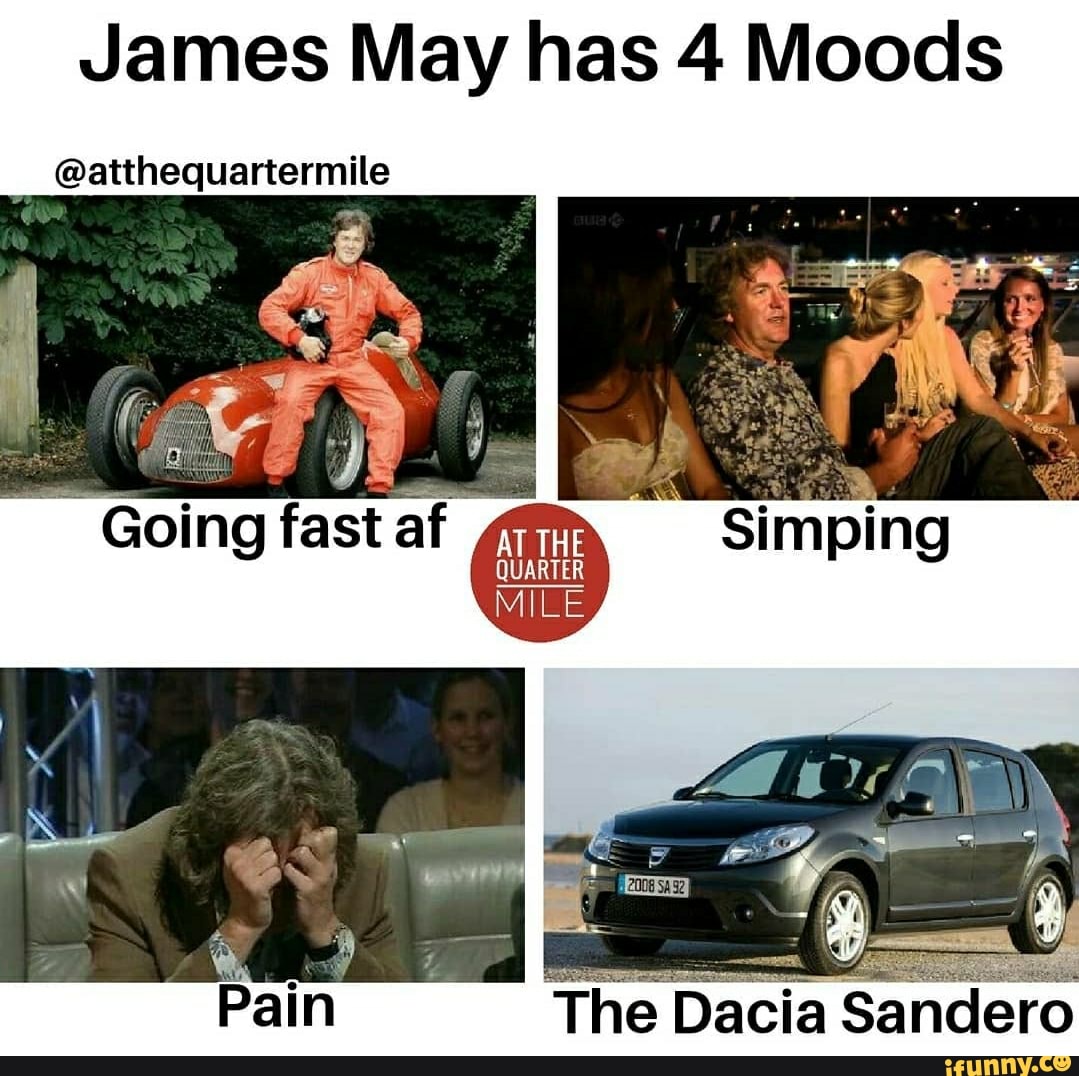 dacia sandero james may