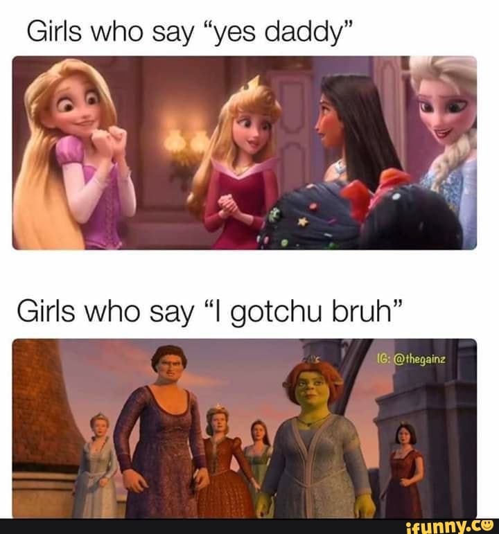 Girls saying daddy