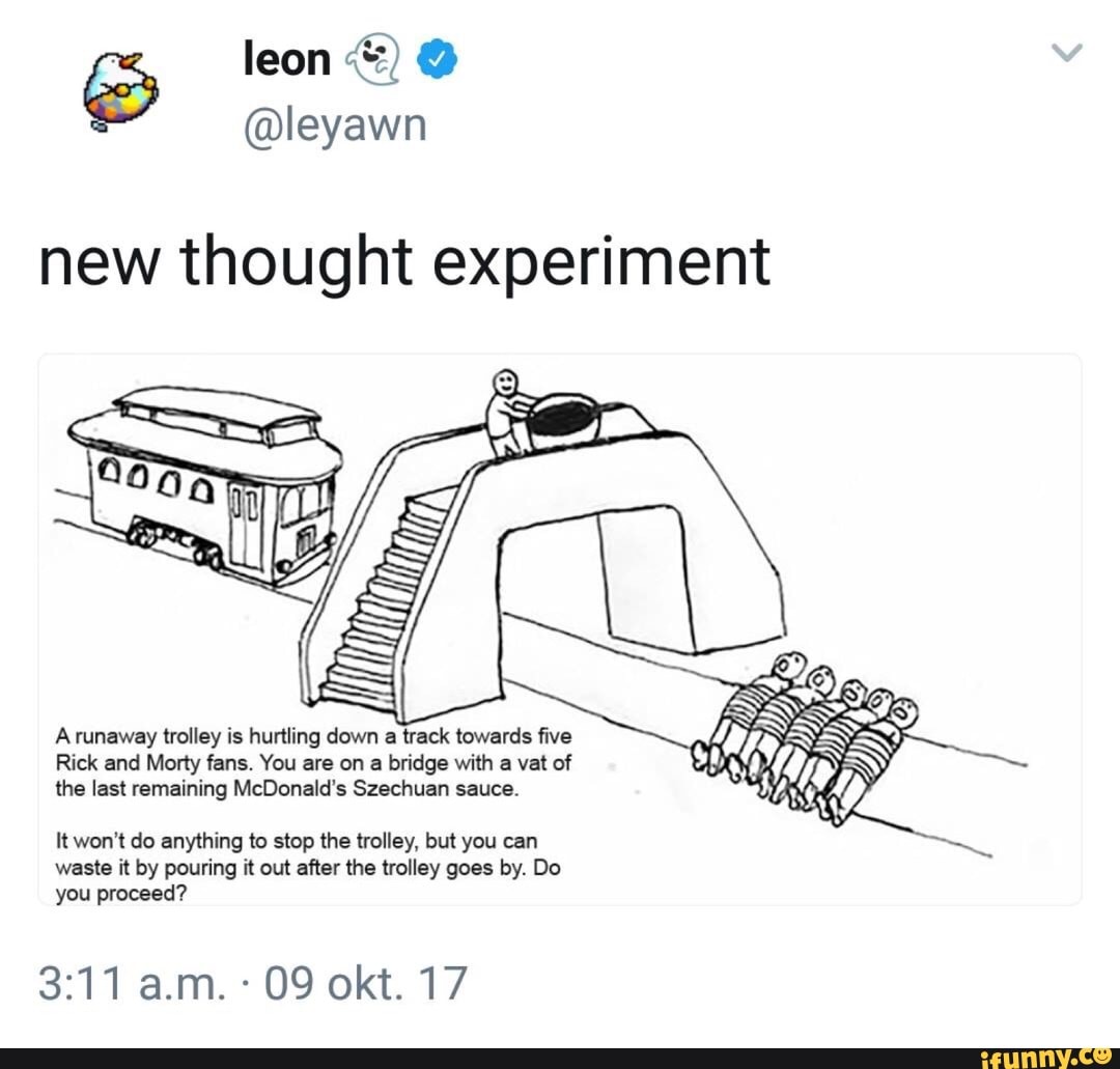 the trolley experiment