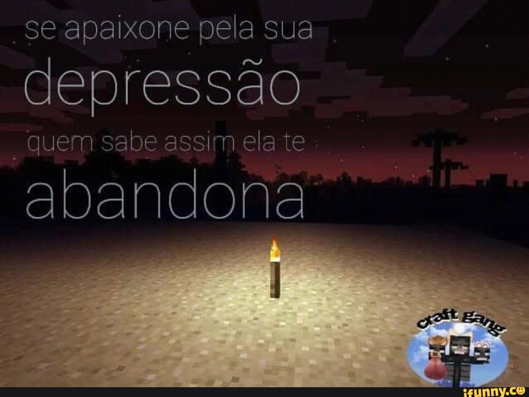 se apaixone pela sua
depressão
quem sabe assim ela te
abandona