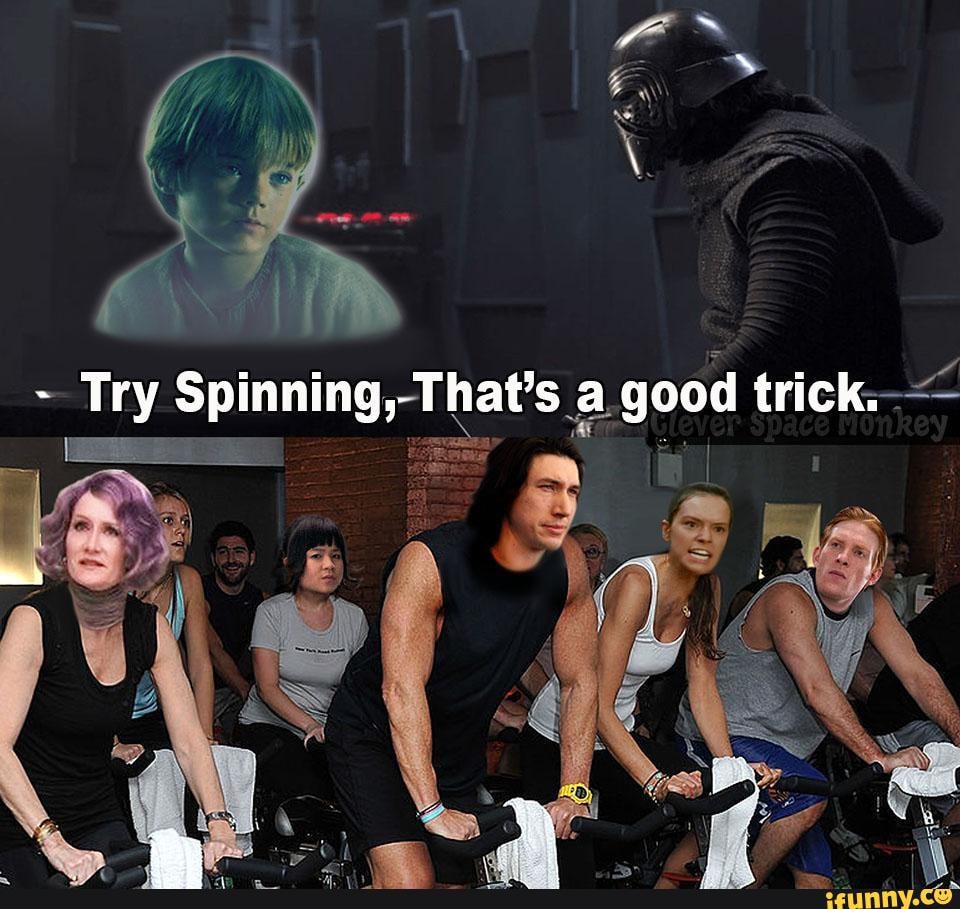 try spinning thats a good trick