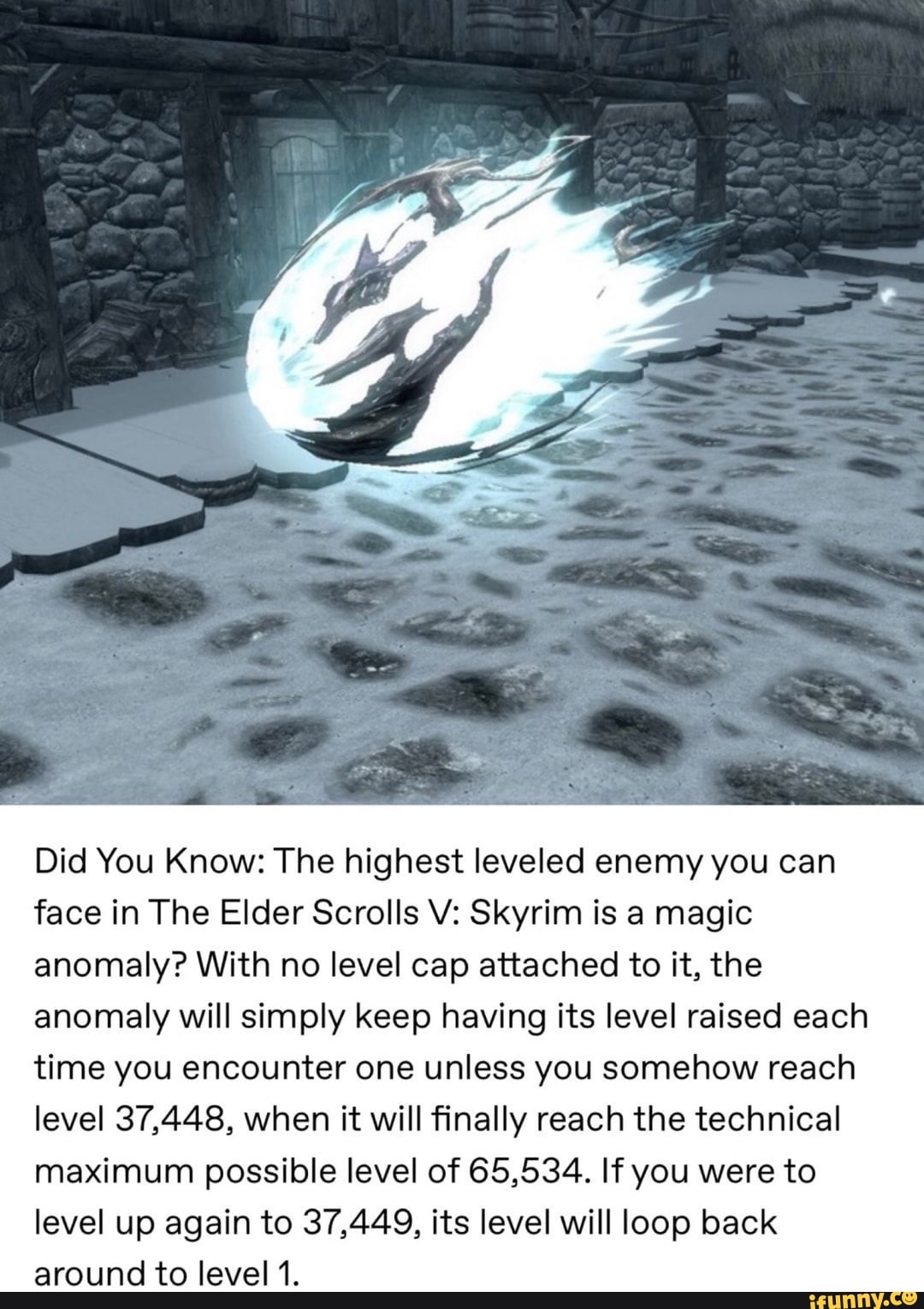 Did You Know The Highest Leveled Enemy You Can Face In The Elder Scrolls V Skyrim