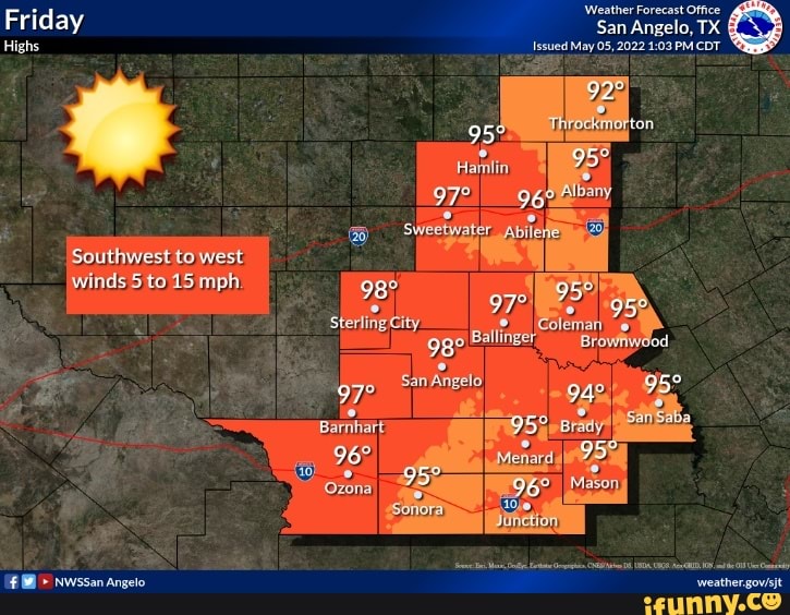 Weather Forecast Office San Angelo, TX Issued May 05, 2022 PM CDT ...