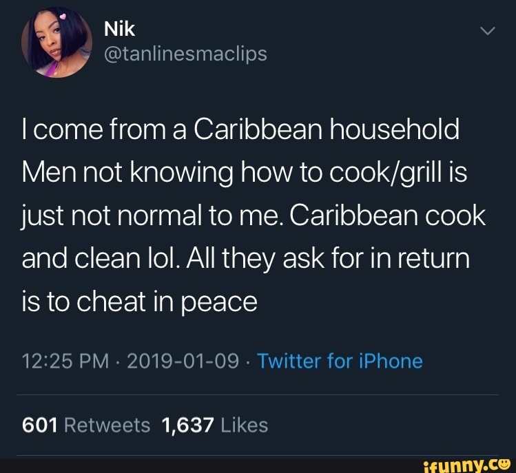 Why jamaican men cheat