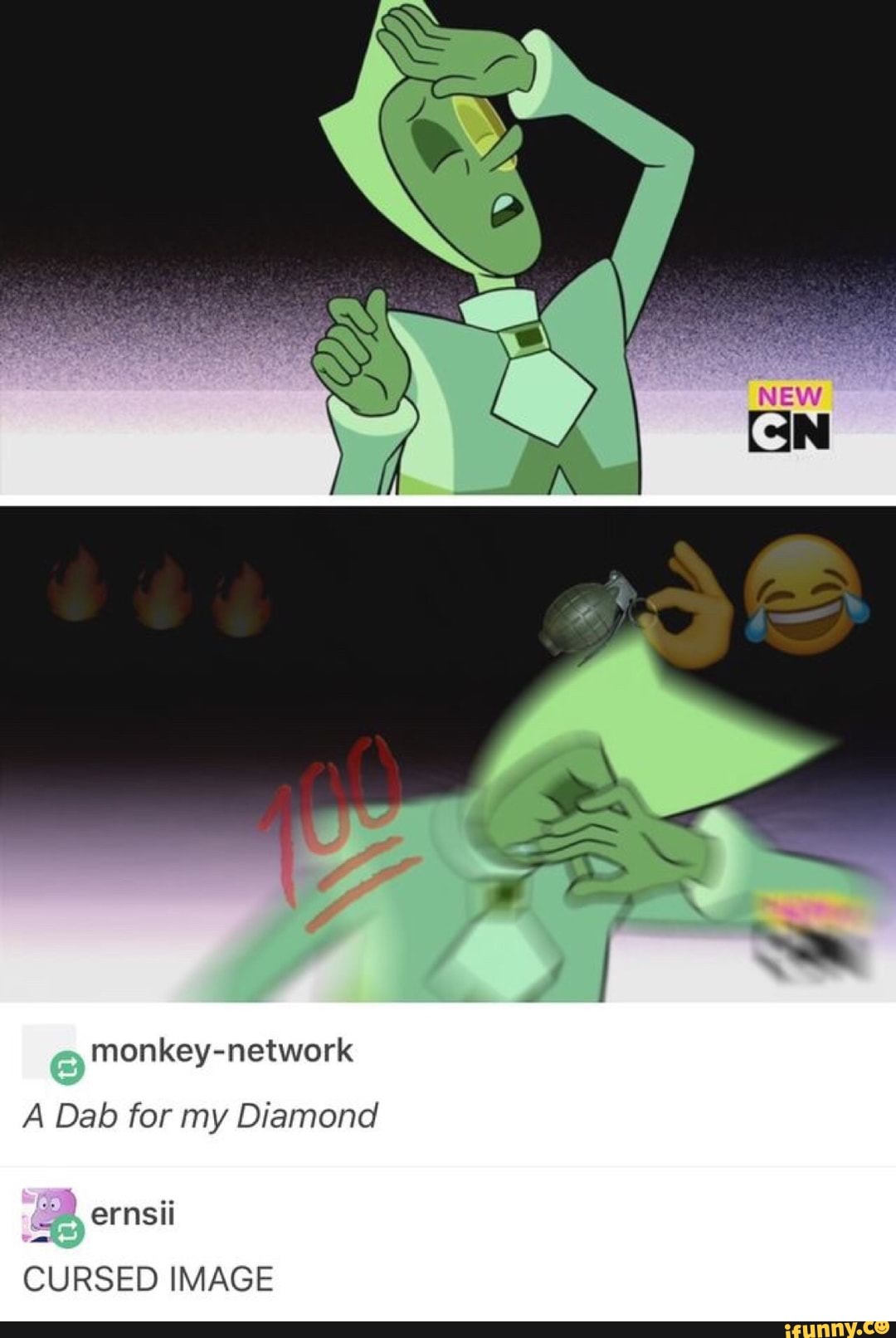 Monkey Network A Dab For My Diamond Ernsii Cursed Image Ifunny